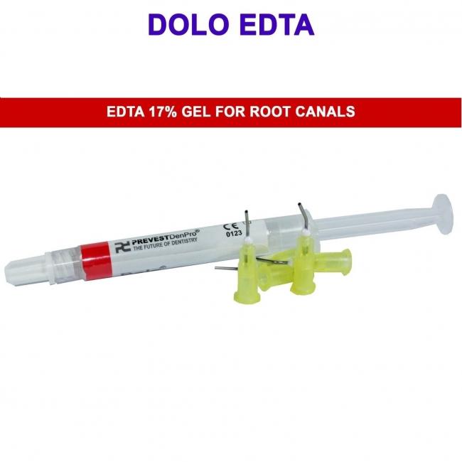Gel Lubrifiant EDTA DOLO 2gm Pour Traitement Canalaire Dentaire - Seringue Endodontique