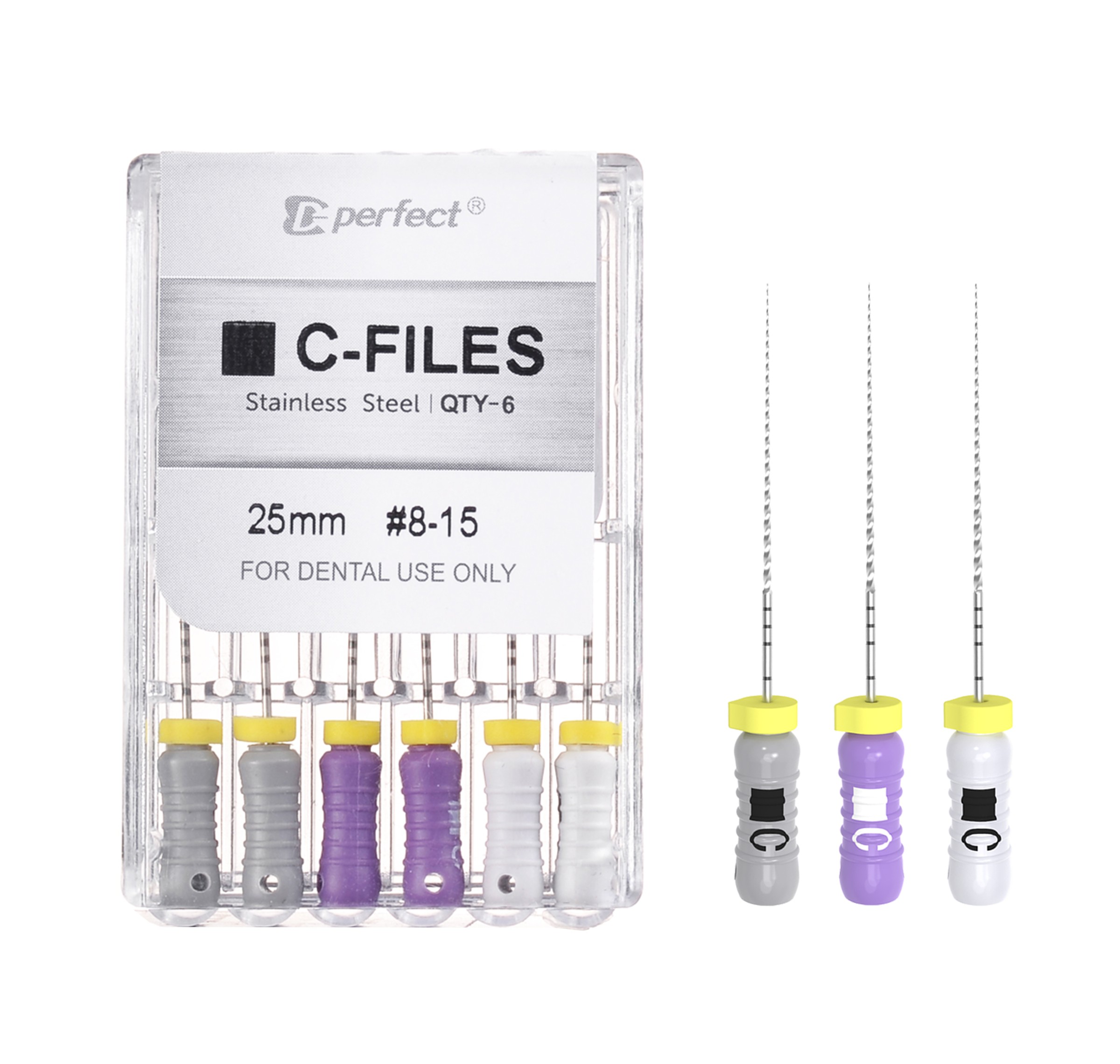 C Files dental ΡΙΝΕΣ C-Files 6 ΕΡΓΑΛΕΙΑ ΜΙΚΡΟΕΡΓΑΛΕΙΑ ΕΝΔΟΔΟΝΤΙΑΣ - Image 1