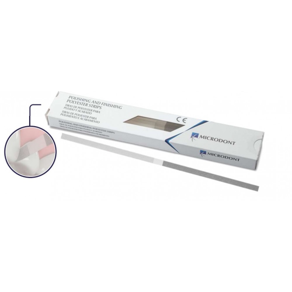MICRODONT POLISHING AND FINISHING POLYESTER STRIPS MICRODONT POLISHING AND FINISHING POLYESTER STRIPS 50pcs - Image 1